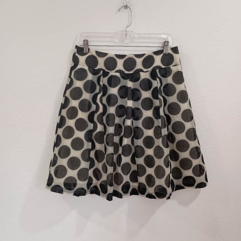The Limited Polka Dot Pleated Skirt